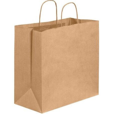 BAG PAPER KRAFT WITH HANDLE 13X7X13
